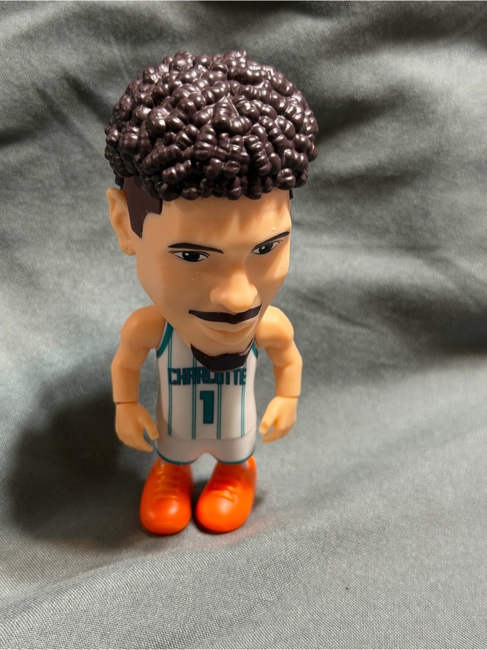 NBA Charlotte Hornets Player Figure with Teal, White & Orange